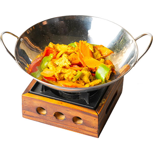 SUKIYAKI DE POLLO AL CURRY