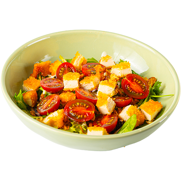 ENSALADA DE POLLO REBOZADO