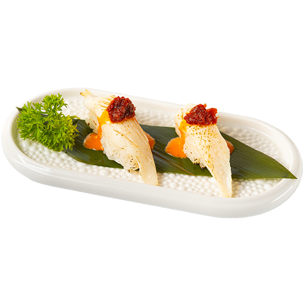 NIGIRI DE PEZ MANTEQUILLA FLAMBEADO (2U)
