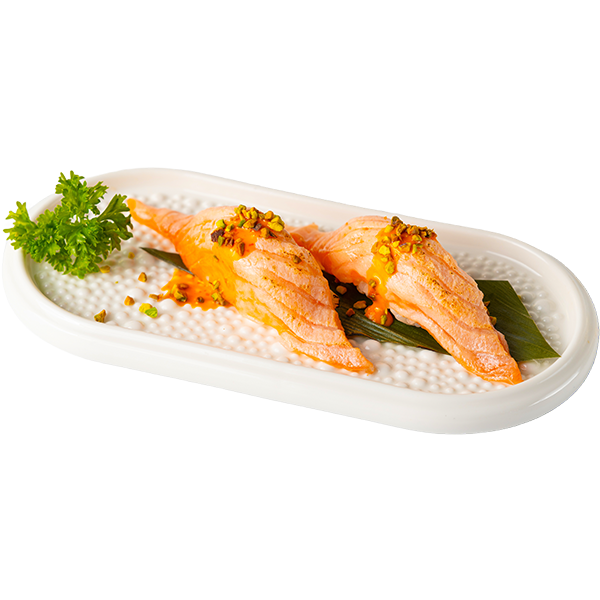 NIGIRI DE SALMÓN FLAMBEADO (2U)