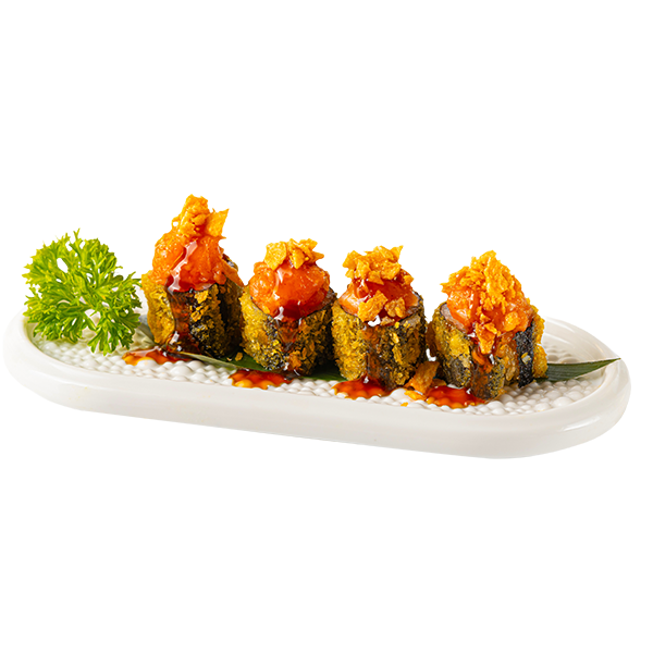 MAKI TEMPURA SALMÓN (4U)