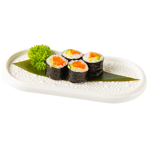 MAKI DE SALMÓN Y AGUACATE (4U)