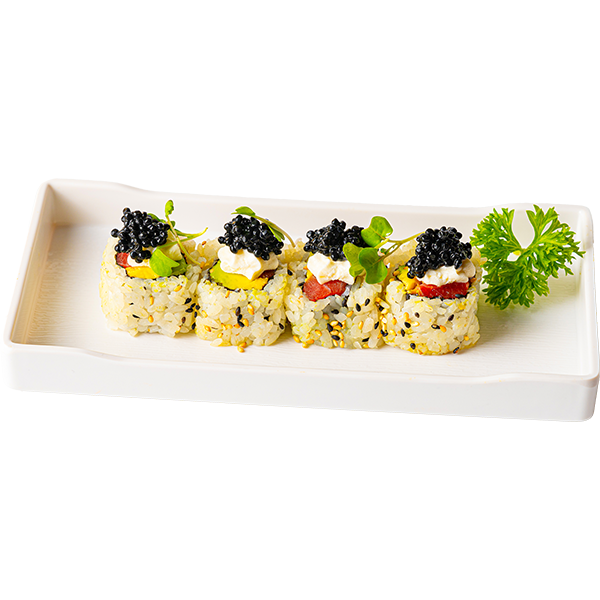 ROLL DE SALMÓN Y AGUACATE (4U)
