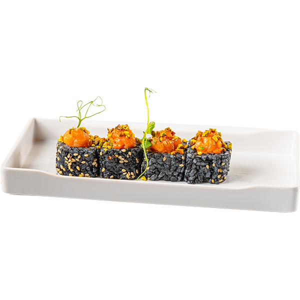MAKI TARTAR DE SALMÓN (4U)